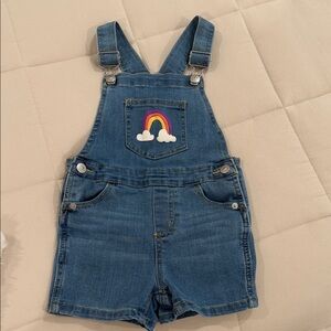 Epic Threads Denim Kids Overall with Rainbow